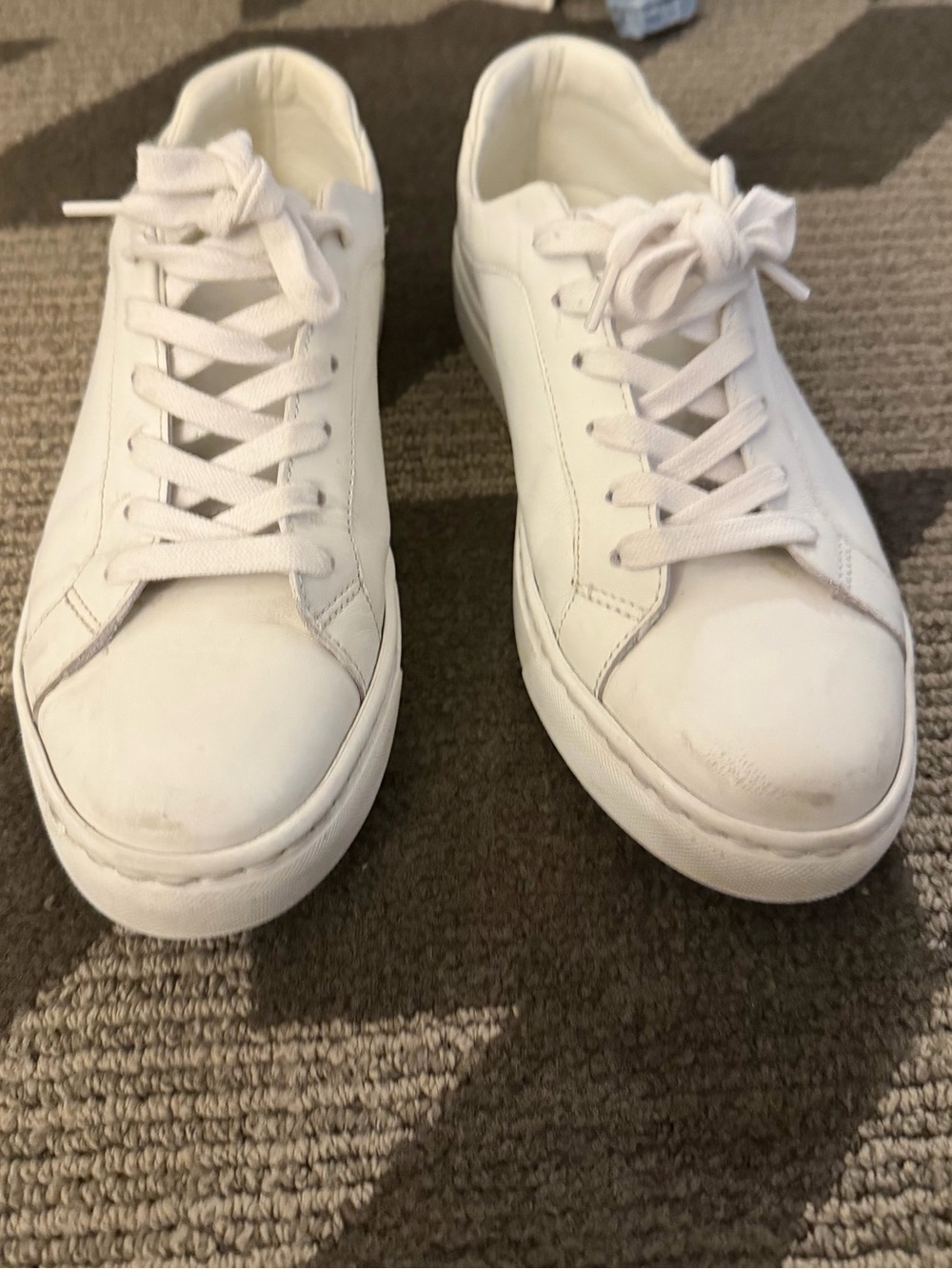 M.Gemi Palestra Due Women's Classic White Leather Low-Top Sneakers Size 38.5